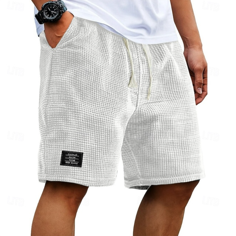 Godwin | Atmungsaktive Waffelstrick-Shorts