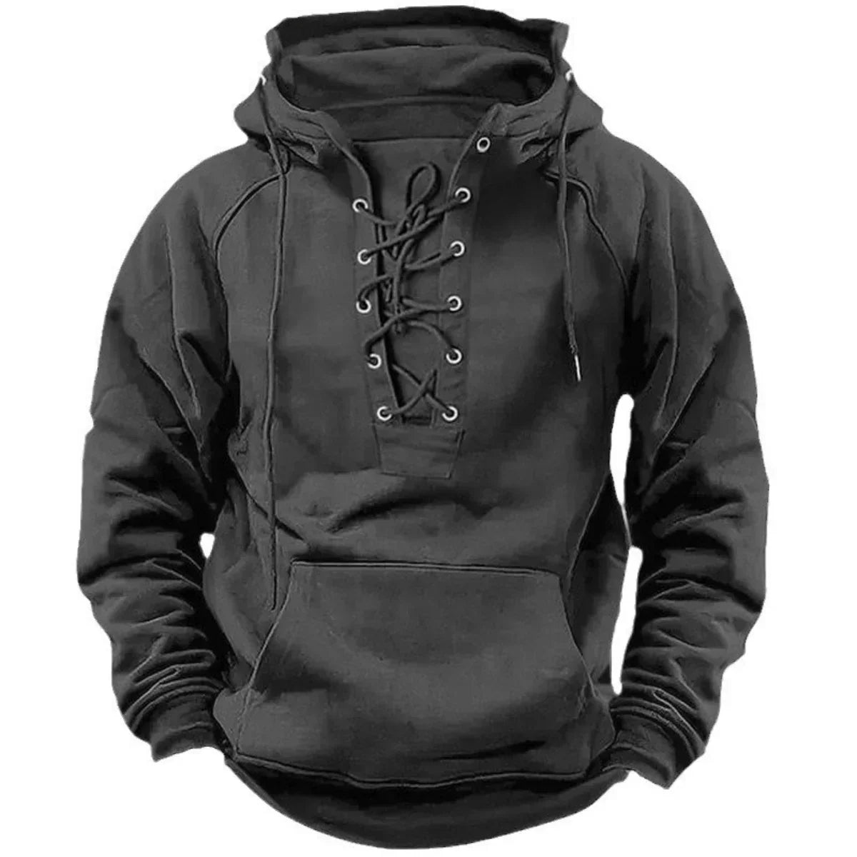 Damon | Hoodie mit weicher Haptik und Kordelzug