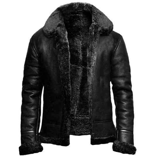 Carson | Warme Jacke mit Kontrastkragen