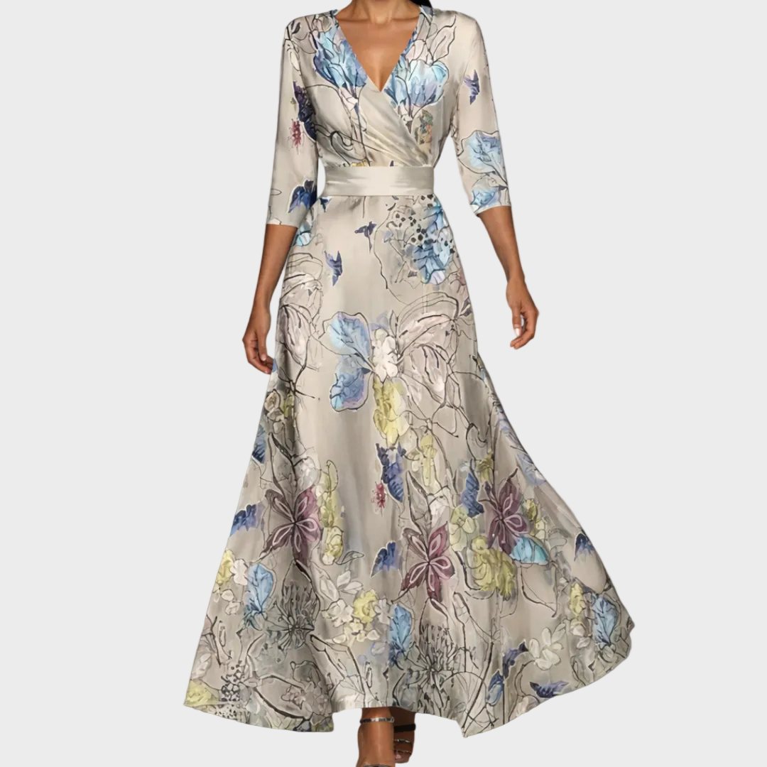 Maike | Elegantes luftiges Maxikleid