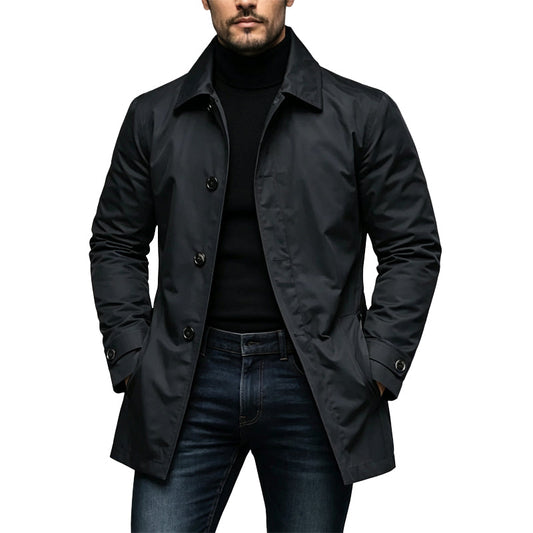 Cassius | Wasserfester mittellanger Trenchcoat